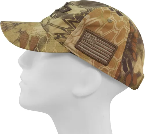 Miniatura 3 de Gorra Chevrolet Bowtie 3D, táctica, de camuflaje con bordado de la bandera de EE. UU., talla única , Negro