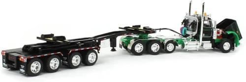 Miniatura 6 de DCP 1/64 Negro/Verde Peterbilt 389 w/ERMC Hydra-Steer Trailer & Bridge Beam Load 60-1673
