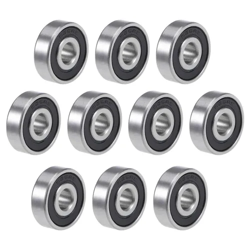 Miniatura 16 de uxcell 687-2RS Rodamientos rígidos de bolas de 0.276 in de diámetro interior 0.551 in OD 0.197 in Diámetro doble sellado cromo acero Z2 10 piezas