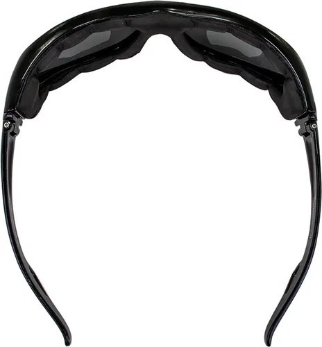 Miniatura 5 de Hurricane Eyewear Category-5 Water-Sports Floating Goggles Interchangeable to Sunglasses Black Frame w/Polarized Smoke Lens
