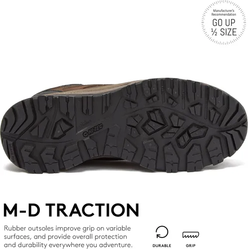Miniatura 5 de HI-TEC Altitude VI I WP - Botas de senderismo impermeables de cuero para mujer, zapatos de sendero y mochilero