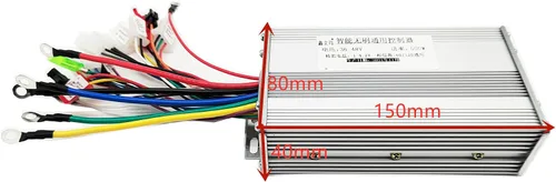 Miniatura 3 de Bicicleta eléctrica E-Scooter BLDC Motor 36V-48V 500W Controlador sin escobillas onda cuadrada