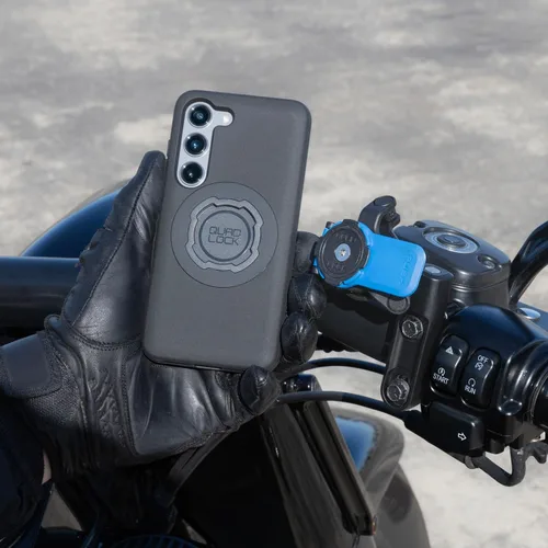 Miniatura 5 de Quad Lock Soporte de embrague de freno para motocicleta, compatible con MAG y fundas originales para soporte de teléfono de motocicleta