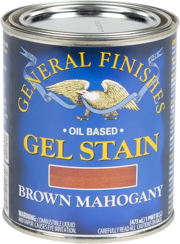Miniatura 54 de General Finishes - Tinte en gel base de aceite, 1 cuarto de galón, cereza georgiana Georgian Cherry