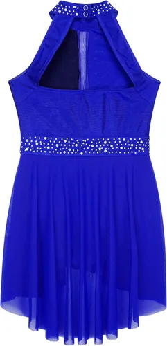 Miniatura 46 de CHICTRY Kids Girls Sparkly Rhinestone Ballet Gymnastics Leotards Modern Lyrical Dance Costume