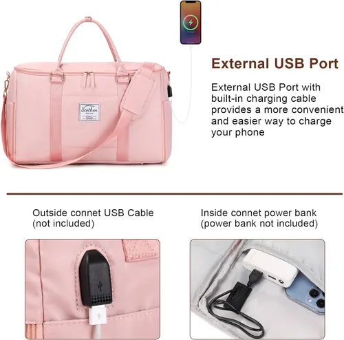 Miniatura 6 de Bolsas de ropa.., Rosado, Bolsa de ropa