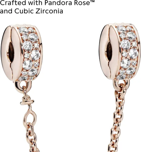 Miniatura 3 de PANDORA Elegancia brillante, circonita transparente, Silicona, Circonita Cúbica