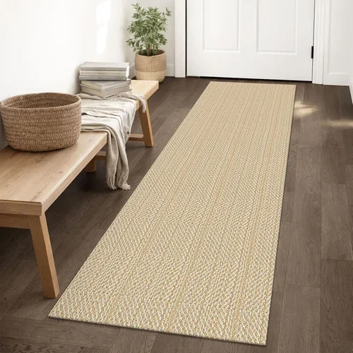 Miniatura 117 de IOHOUZE Alfombra de Área Lavable 4x6 Antideslizante con Respaldo de Goma Alfombras Tejidas para Entrada Interior Alfombras de Dormitorio Alfombra