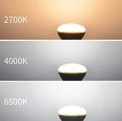 Miniatura 7 de KLED Bombilla LED, luz de inundación LED, BR16 R16 5W (equivalente a 50 W), 450 lúmenes, 6000 K (blanco frío), base de candelabro E12, iluminación