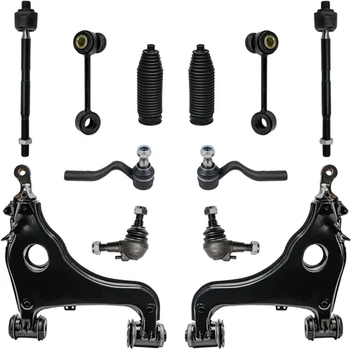 Miniatura 91 de Detroit Axle - Kit de suspensión delantera de 12 piezas para Mercury Grand Marquis Ford Crown Victoria Town Car 2003-2011, 2 brazos de control