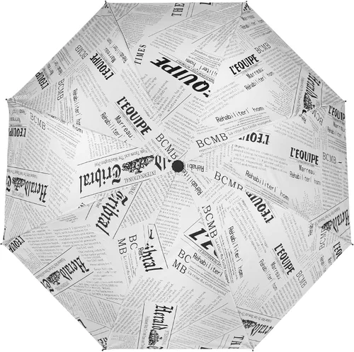 Miniatura 3 de YUEHUA Sombrilla pequeña compacta para lluvia resistente al viento paraguas negro portátil para lluvia paraguas plegable para automóvil paraguas