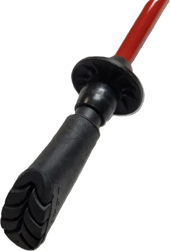 Miniatura 3 de LEKI Nordic Walking Speed Pacer (T3) HM - Bastones de senderismo de carbono (45.3 in), color rojo