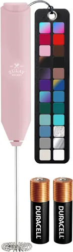 Miniatura 35 de Zulay Kitchen - Batidor eléctrico de mano para café, lattes, capuchinos, matcha y chocolate caliente, mezclador portátil para bebidas, accesorio