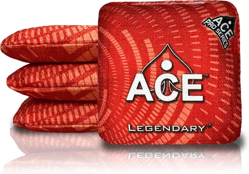 Miniatura 39 de Legendario Bolsos Cornhole ACE Pro + Kits PRO De doble lado, resbaladizos y pegajosos para todo clima Bolsa de descanso opcional y estuche