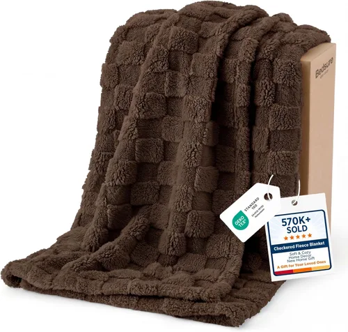 Miniatura 35 de Bedsure GentleSoft - Manta verde salvia para sofá, manta de forro polar a cuadros, regalos de Navidad para mujeres, hombres y niñas, bonita manta