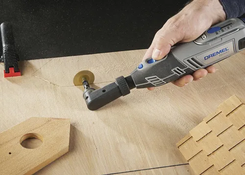 Miniatura 5 de Herramienta rotativa Dremel Mfg 575 con accesorio para ángulo recto