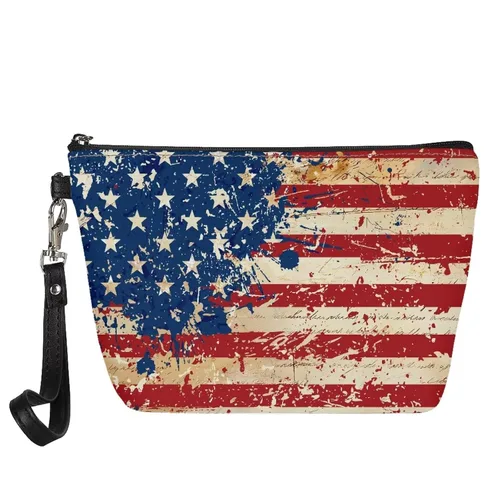 Miniatura 14 de AFPANQZ Bolsas de maquillaje de viaje personalizadas para mujeres y niñas, bolsa de almacenamiento de artículos de tocador, bolso al aire libre