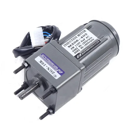 Miniatura 20 de 15W 10K AC110V 125 RPM Motor reductor de engranajes variable ajustable con controlador de velocidad para la industria
