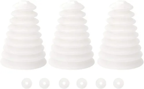 3 piezas de goma flexible martillo eléctrico taladro cubierta de polvo para brocas de 0.236 in-0.630 in taladro de impacto, herramientas manuales