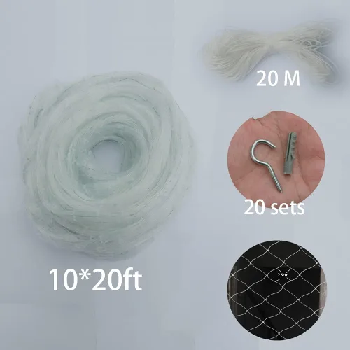 Miniatura 2 de Red para balcón para gatos, red anticaída para perros, malla de nailon transparente para mascotas, malla anticaída para balcón, ventana, escalera