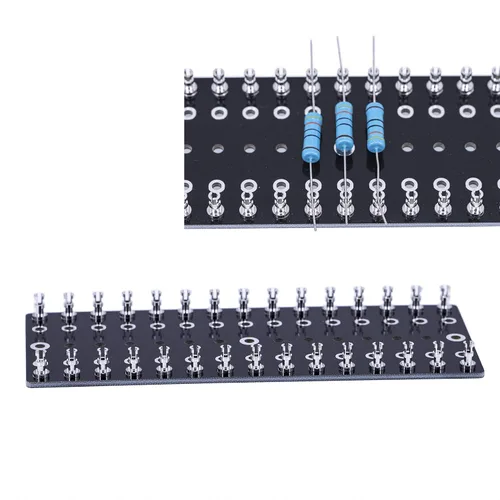 1 placa de torreta de 30 lengüetas, ranurada, tira de audio DIY, placa terminal de terminal para amplificador de tubo de vacío vintage de alta