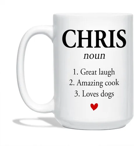 Miniatura 12 de Tazas de café blancas personalizadas con nombre, taza con nombre personalizado con inicial, taza de cerámica floral personalizada, regalo