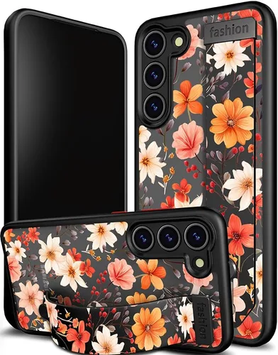 Miniatura 54 de Compatible para Samsung Galaxy S23 Funda Bonita con Correa Soporte Dedo Kickstand, Fundas de Silicona Geniales de Diseñador Funda Cover - Mariposa