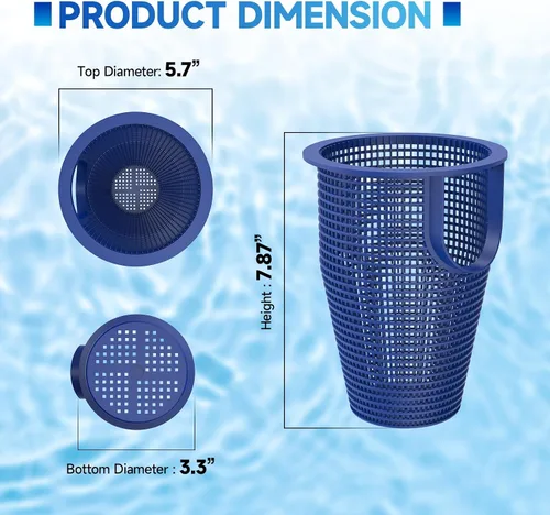 Miniatura 3 de 070387 Cesta de filtro de bomba de piscina, 91110040 Reemplazo de cesta de filtro de piscina para bombas Pentair Whisperflo/Intelliflo - Reemplazar