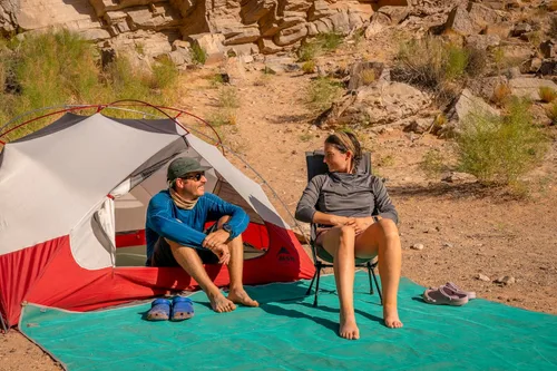 Miniatura 9 de CGEAR Alfombra Original para Exteriores Sin Arena Estera de Camping - Material Resistente al Agua y Anti-Decoloración - Grado Militar - Diseño