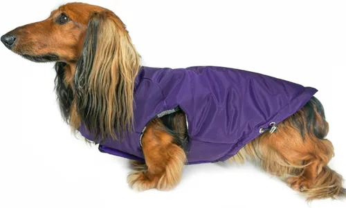 Miniatura 10 de DJANGO Abrigo acolchado reversible para perro – Chaqueta cálida de invierno para perro y abrigo aislante repelente al agua con agujero para arnés