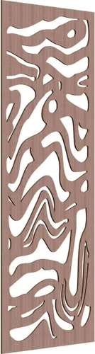 Miniatura 178 de 9 3/8"W x 24 3/8"H x 1/4"T Northfield Decorativos Paneles de Pared de Madera Calado, Abedul