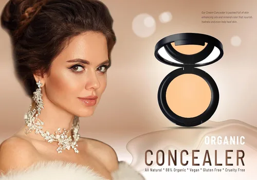 Miniatura 5 de Mom's Secret Corrector 100% natural, orgánico, vegano, sin gluten, libre de crueldad, fabricado en los Estados Unidos, 0.11 onzas (Bare Naked 12)