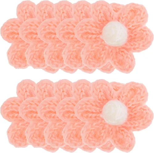 Miniatura 4 de EXCEART 10 parches de flores para planchar con bonitos bordados, para coser en flores, parches de bordado con apliques florales para ropa, bolsas