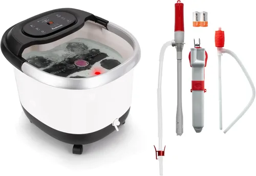 Miniatura 9 de Masajeador de pies de lujo todo en uno para spa - Masajeador motorizado y calefactable - Disfruta del mismo spa para pies en casa con calor, chorros