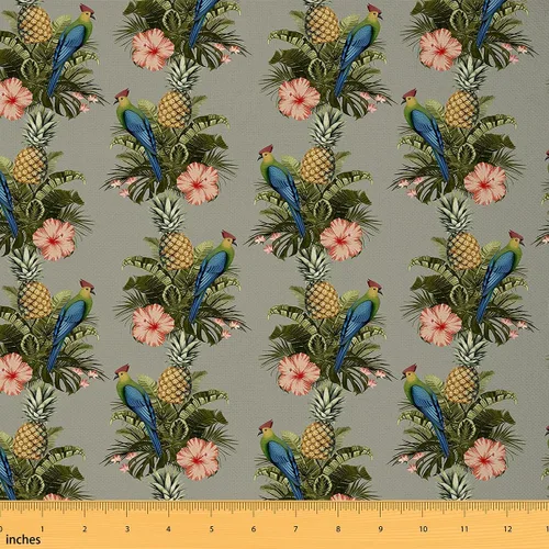 Miniatura 11 de Feelyou Tela de Olas del Océano por el Patio, Tela de Tapicería Japonesa Hokusai Olas para Sillas, Estilo Oriental Tradicional Náutico Marino