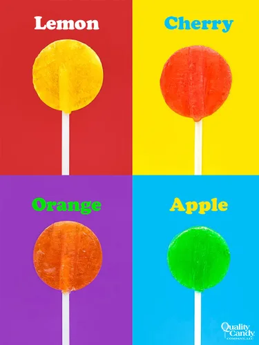 Miniatura 4 de Quality Candy Company Paletas de frutas, surtidas, 4 libras
