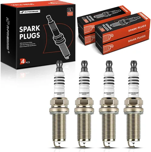 A-Premium Bujías de Iridio y Platino Compatibles con Honda CR-V, Civic, Accord, Crosstour y Hyundai Elantra, Elantra Coupe/GT, Sonata, Santa Fe,