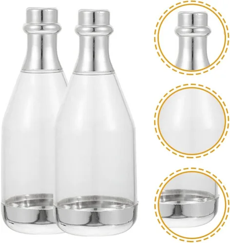 Miniatura 9 de Kisangel - Caja de dulces para botellas, paquete de 20 cajas de recuerdos de boda, mini recipientes para fiestas de bebé, cumpleaños, Navidad