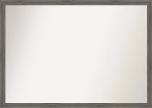 Miniatura 163 de Amanti Art Espejo personalizado, espejo de baño gris plomo a rayas, espejo de pared o espejo de tocador de baño sobre el fregadero