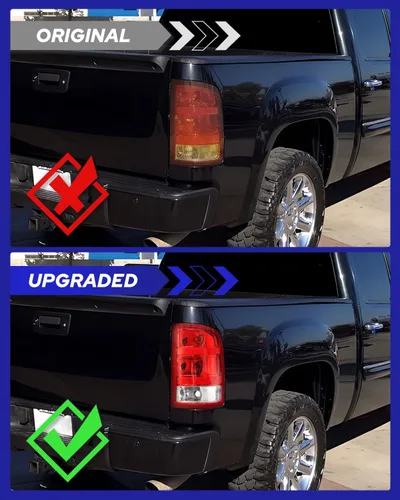 Miniatura 2 de AUTOONE - Para luces traseras GMC Sierra 2007-2013, compatible con GMC Sierra 1500 2500HD 3500HD, lado del pasajero (RH)