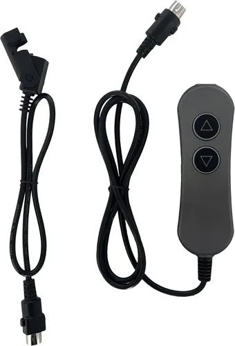 Miniatura 4 de Sillas elevadoras reclinables eléctricas 2 botones 5 clavijas controlador de teléfono remoto control de mano con USB y retroiluminación