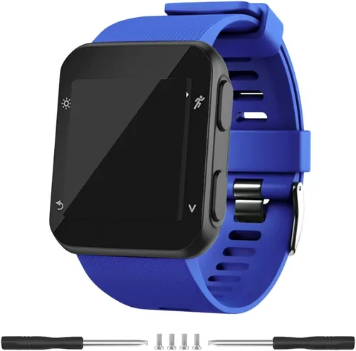 Miniatura 16 de Compatible con la correa Garmin Forerunner 35, bandas de repuesto de silicona Solf para reloj Garmin Forerunner 35