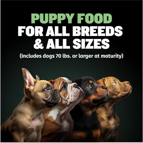 Miniatura 4 de Bully Max Puppy Food 24/14 con alto contenido de proteínas y fórmula de crecimiento, alimento seco para perros con cordero y arroz para perros