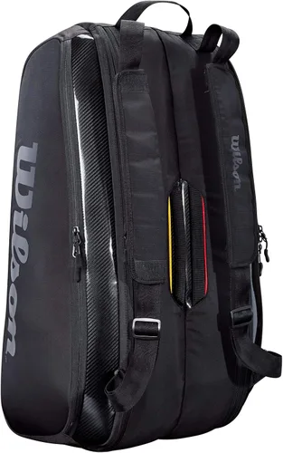 Miniatura 2 de WILSON Bolsa de tenis para adultos, Negro -, Personal de Super Tour Pro