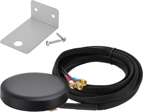 Miniatura 8 de SUPERBAT Antena combinada GPS celular 4G LTE Soporte fijo Montaje en pared Antena MIMO macho SMA Compatible con 4G LTE Industrial Gateway Mobile