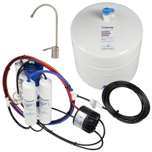 Home Master TM-ERP-L Sistema de ósmosis Inversa Bajo Fregadero, Velocidad de Llenado 4.5s, Relación de Residuos 1:1, Carbón catalítico de 8.5", 99%