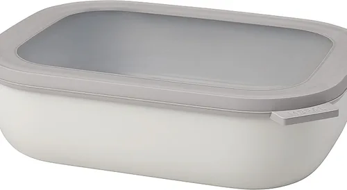 Miniatura 13 de Mepal Cirqula - Recipiente circular rectangular para almacenar y servir alimentos con tapas transparentes, perfecto para preparación de alimentos