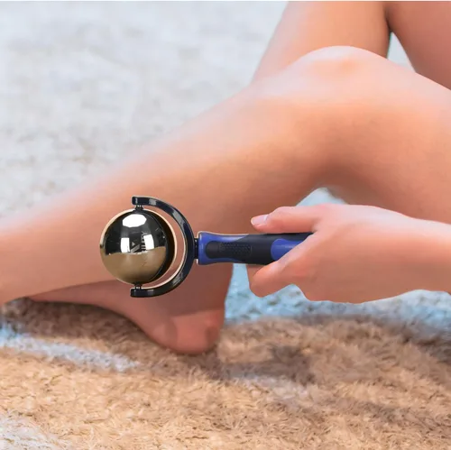 Miniatura 5 de Nobility Rodillo de Bola de Masaje – Frío como el Hielo y Caliente para Alivio de Tejidos Profundos y Músculos Adoloridos de Rigidez y Estrés, Azul