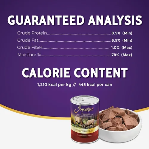 Miniatura 6 de Zignature Comida húmeda para perros Venison Limited Ingredient Formula de 13 onzas, caja de 12