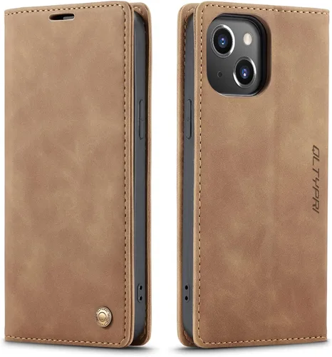 Miniatura 15 de QLTYPRI Para iPhone Air Case Wallet Con Tarjetero, Vintage PU Cuero Kickstand Cierre Magnético A Prueba De Golpes Folio Libro Funda Para IPhone 17